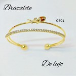 Pulsera girasol de lujo 