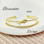 Pulsera girasol de lujo 
