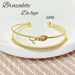 Pulsera girasol de lujo 