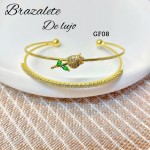 Pulsera girasol de lujo 