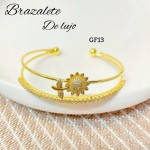 Pulsera girasol de lujo 