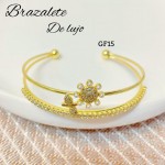 Pulsera girasol de lujo 
