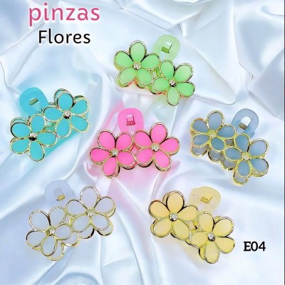 #001 Pinzas de flores 