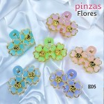 #001 Pinzas de flores 