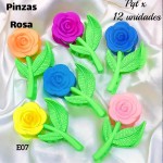 #001 Pinzas de flores 