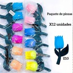 #001 Pinzas de flores 