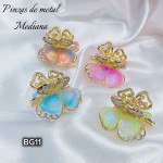 #008Pinza de dama rosa  