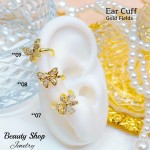 #Ear cuff gold field *