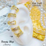 #Ear cuff gold field *