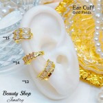 #Ear cuff gold field *