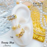 #Ear cuff gold field *