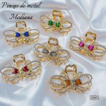 #000 pinza de Dama metal en tendencia g color