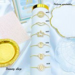 #3 Pulsera ajustable oro chino 