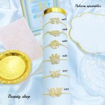 #3 Pulsera ajustable oro chino 