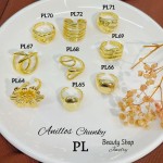 #A Anillos Tipo Chunky Oro Chino 