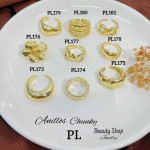 #A Anillos Tipo Chunky Oro Chino 