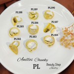 #A Anillos Tipo Chunky Oro Chino 