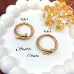 anillo clavo acero inoxidable