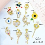 #022 Cadena con dije (dije 1.65$)9.5&