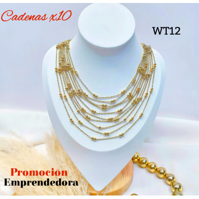 Super promocion paquete de  cadena 10 und por 10$