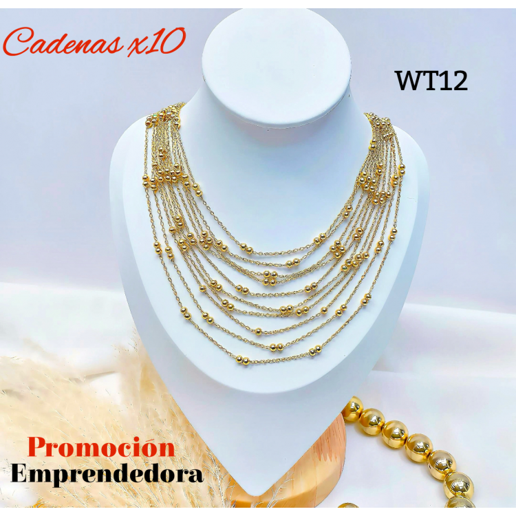 Super promocion paquete de  cadena 10 und por 10$