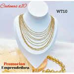 Super promocion paquete de  cadena 10 und por 10$