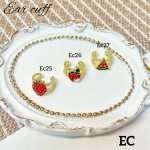 #Ear cuff Cereza oro chino 