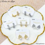 #B Sp zarcillo lujos oro chino 18k