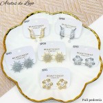 #B Sp zarcillo lujos oro chino 18k