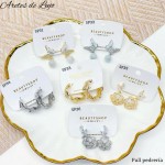 #B Sp zarcillo lujos oro chino 18k