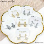 #B Sp zarcillo lujos oro chino 18k
