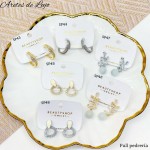 #B Sp zarcillo lujos oro chino 18k