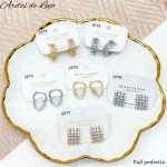 #B Sp zarcillo lujos oro chino 18k