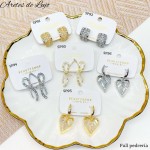 #B Sp zarcillo lujos oro chino 18k