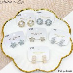 #B Sp zarcillo lujos oro chino 18k