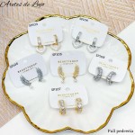 #B Sp zarcillo lujos oro chino 18k