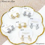#B Sp zarcillo lujos oro chino 18k
