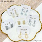 #B Sp zarcillo lujos oro chino 18k