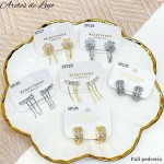 #B Sp zarcillo lujos oro chino 18k