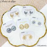 #B Sp zarcillo lujos oro chino 18k