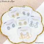 #B Sp zarcillo lujos oro chino 18k