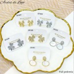 #B Sp zarcillo lujos oro chino 18k