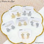 #B Sp zarcillo lujos oro chino 18k