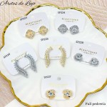 #B Sp zarcillo lujos oro chino 18k
