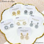 #B Sp zarcillo lujos oro chino 18k