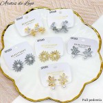 #B Sp zarcillo lujos oro chino 18k