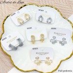 #B Sp zarcillo lujos oro chino 18k