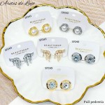 #B Sp zarcillo lujos oro chino 18k