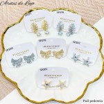 #B Sp zarcillo lujos oro chino 18k