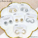#B Sp zarcillo lujos oro chino 18k